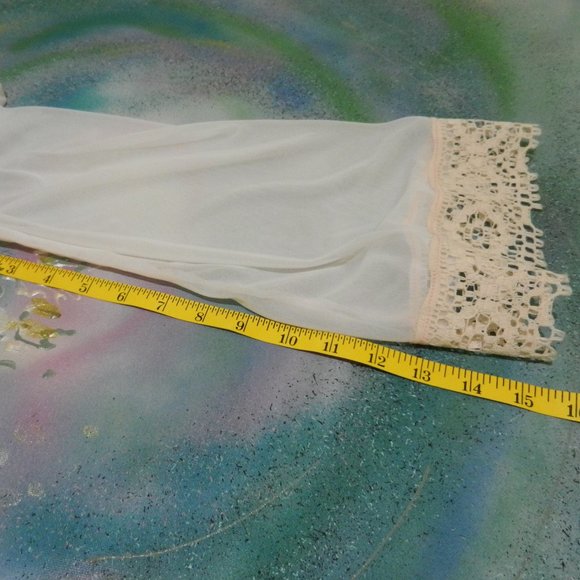 Hand Crafted prairiecore maxi dress vintage style Gunne Sax romantic long sleeve - Picture 12 of 16